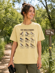 Goose with Houseplant Embroidered Shirt