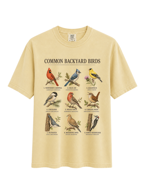 Goose with Houseplant Embroidered Shirt