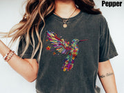 Floral Hummingbird Shirt 2