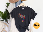 Floral Hummingbird Shirt 2