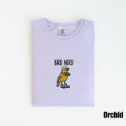 Embroidered Bird Nerd T-shirt